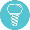 ícone implantes dentários